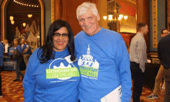 LSI CEO Renee Hardman and Trinity's Ken Zimmerman